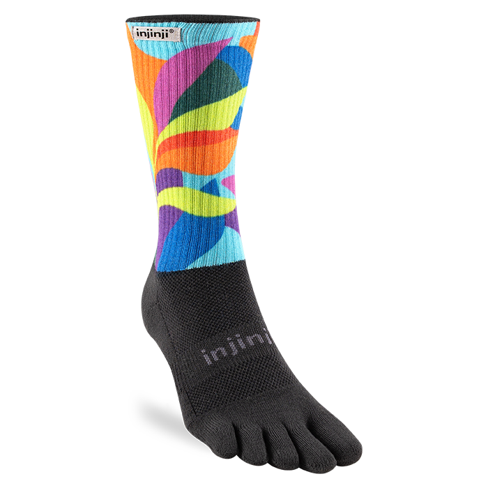 Injinji Spectrum Trail Midweight Crew Verdure