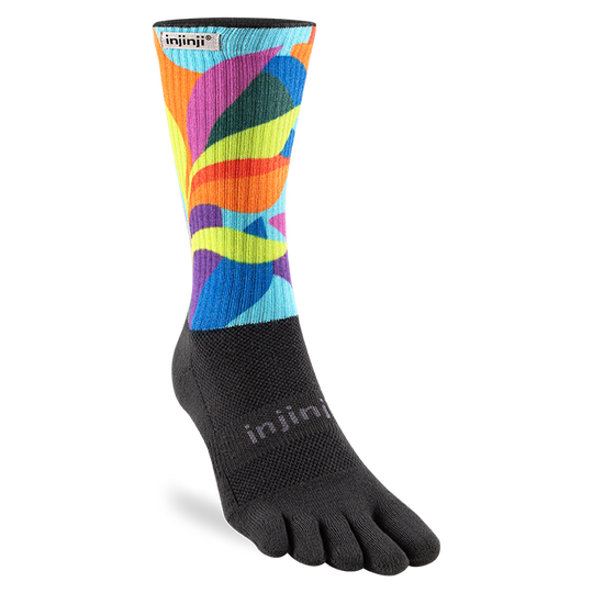 Injinji Spectrum Trail Midweight Crew Verdure
