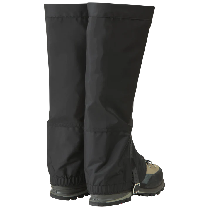 Outdoor Research Mens Rocky Mountain High Gaiters Solid Black