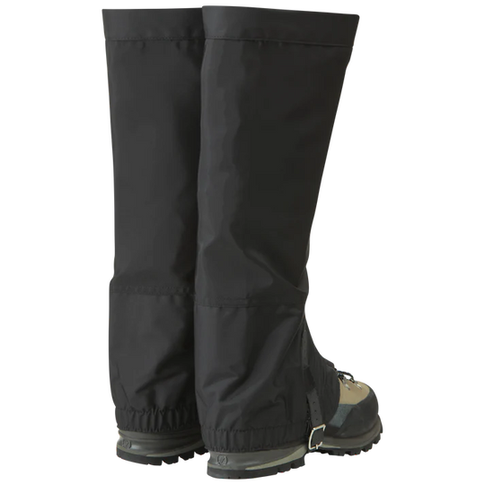 Outdoor Research Mens Rocky Mountain High Gaiters Solid Black