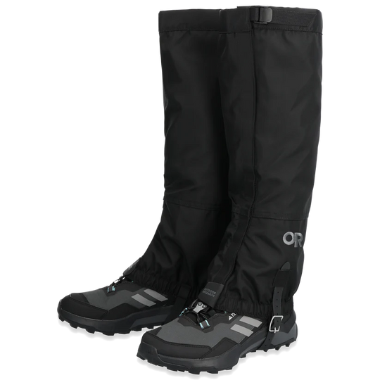 Outdoor Research Mens Rocky Mountain High Gaiters Solid Black