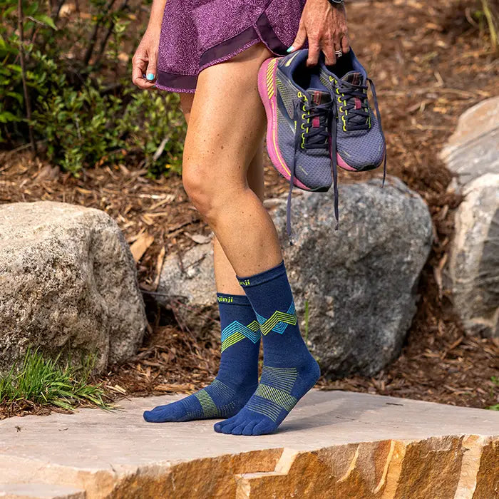 Injinji Run Lightweight Crew Glow