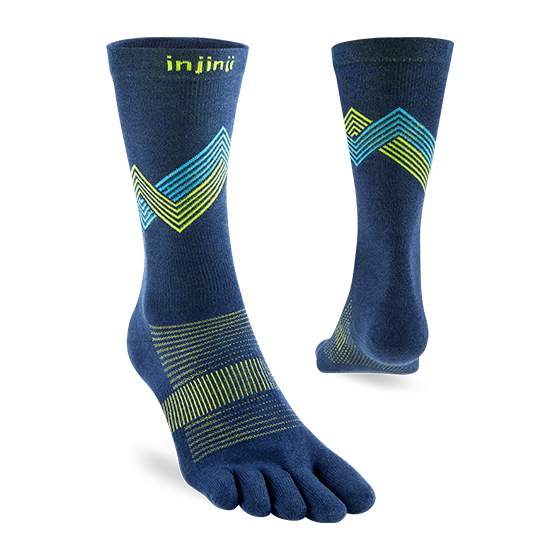 Injinji Run Lightweight Crew Glow
