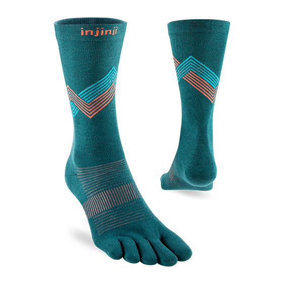 Injinji Run Lightweight Crew Lagoon