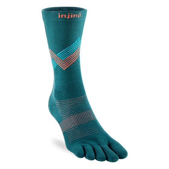 Injinji Run Lightweight Crew Lagoon