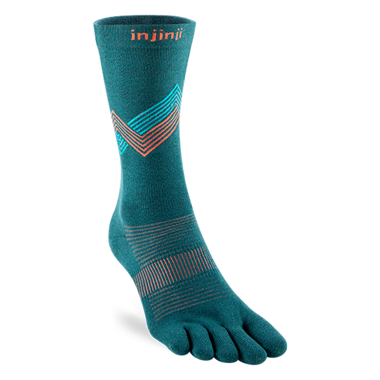 Injinji Run Lightweight Crew Lagoon