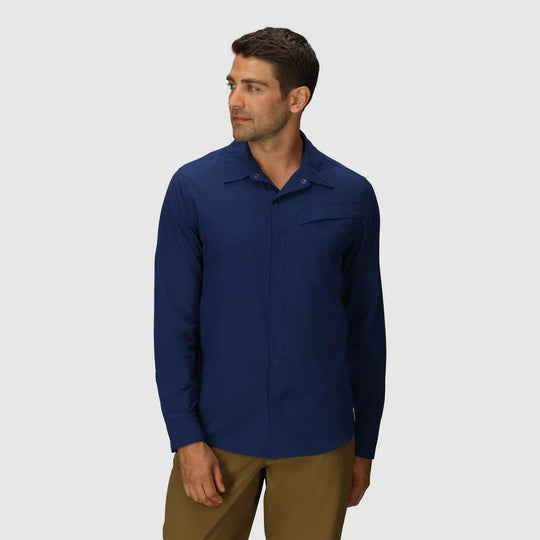 Outdoor Research Mens Astroman Long Sleeve Sun Shirt Cenote
