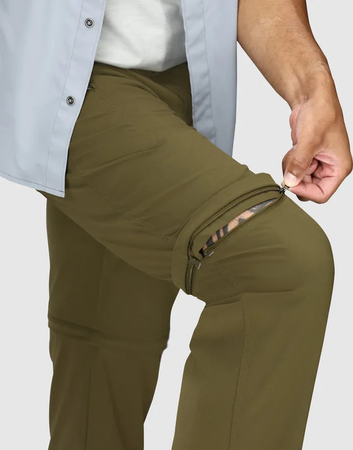 Outdoor Research Mens Ferrosi Convert Pants-32 Inseam Dark Olive