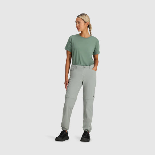 OUTDOOR RESEARCH Womens Ferrosi Convert Pants-Regular Light Pewter