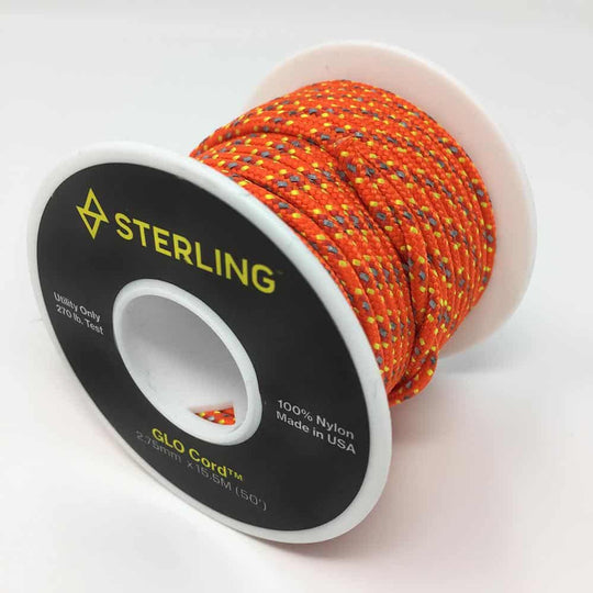 Sterling 2.75mm GloCord Orange Per Metre