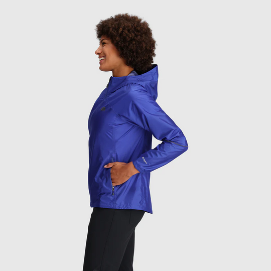 OUTDOOR RESEARCH Womens Helium Rain Jacket Ultramarine