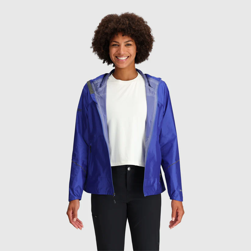 OUTDOOR RESEARCH Womens Helium Rain Jacket Ultramarine