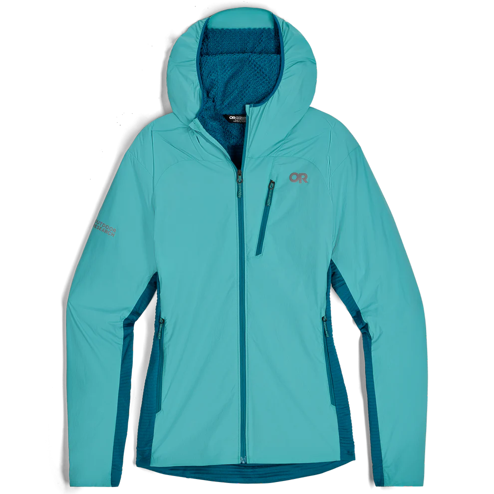 Outdoor Research Womens Deviator Hoodie Tidepool/Aurora