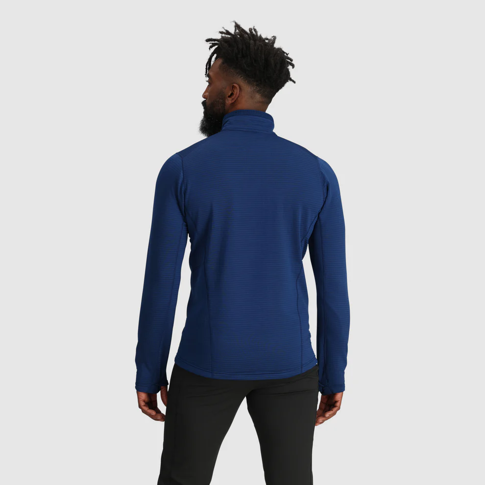 Outdoor Research Men Vigor Grid Fleece Half Zip Cenote