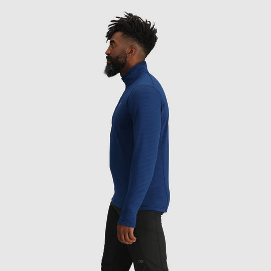 Outdoor Research Men Vigor Grid Fleece Half Zip Cenote