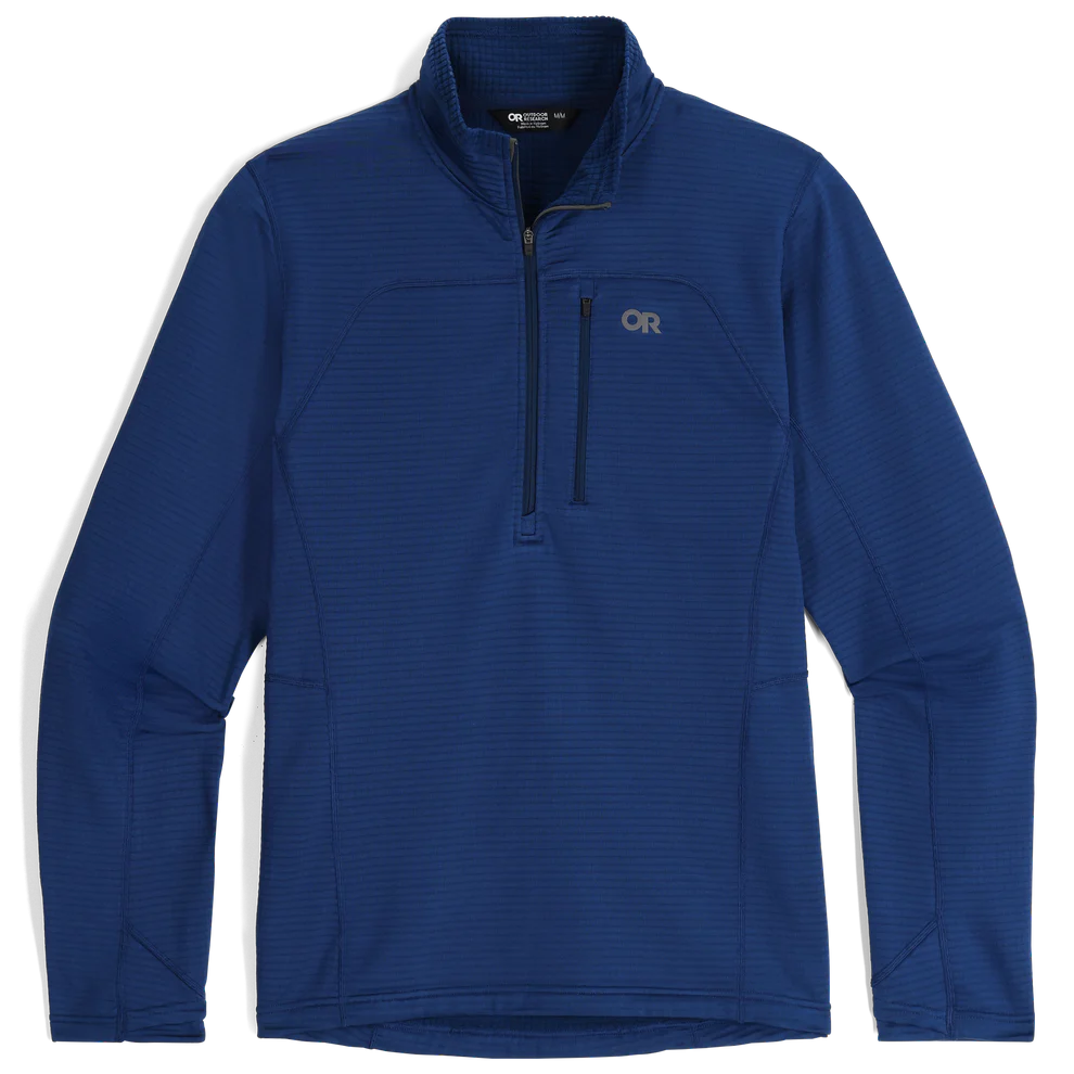 Outdoor Research Men Vigor Grid Fleece Half Zip Cenote