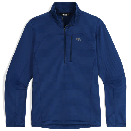 Outdoor Research Men Vigor Grid Fleece Half Zip Cenote