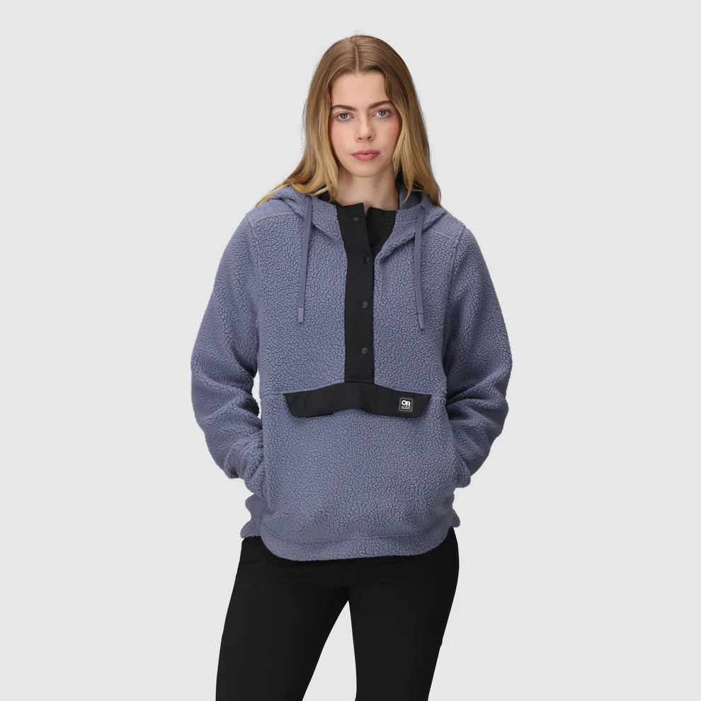 Outdoor Research Womens Grayland Fleece Pullover Hoodie Summit