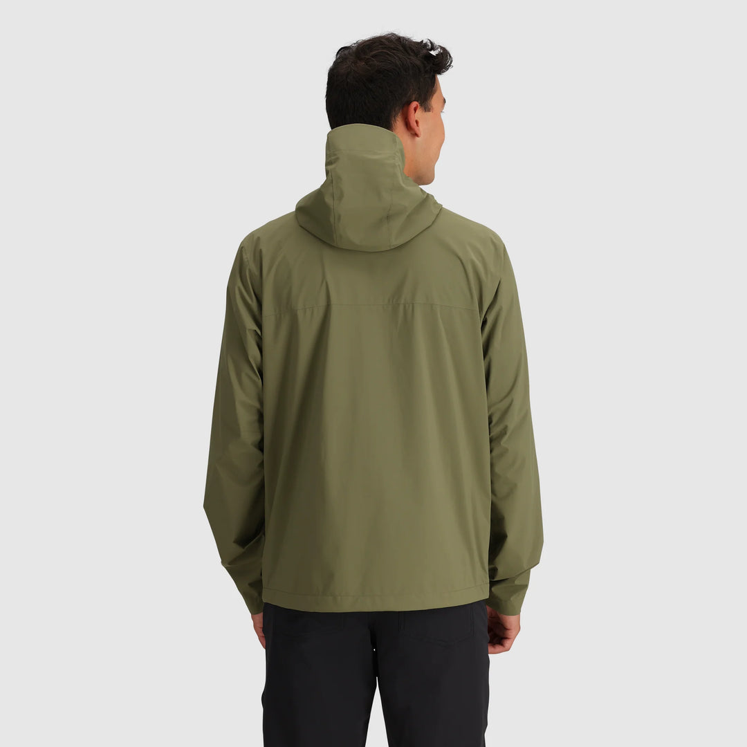 Outdoor Research Stratoburst Stretch Rain Jacket Ranger Green