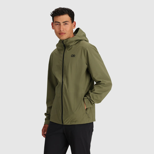 Outdoor Research Stratoburst Stretch Rain Jacket Ranger Green