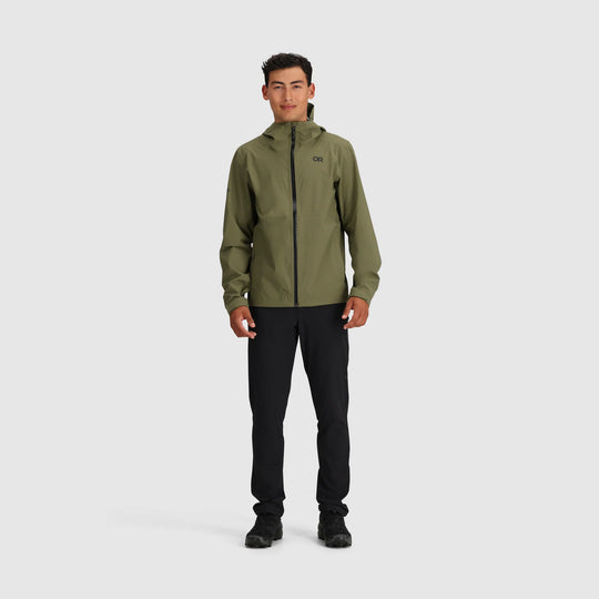 Outdoor Research Stratoburst Stretch Rain Jacket Ranger Green