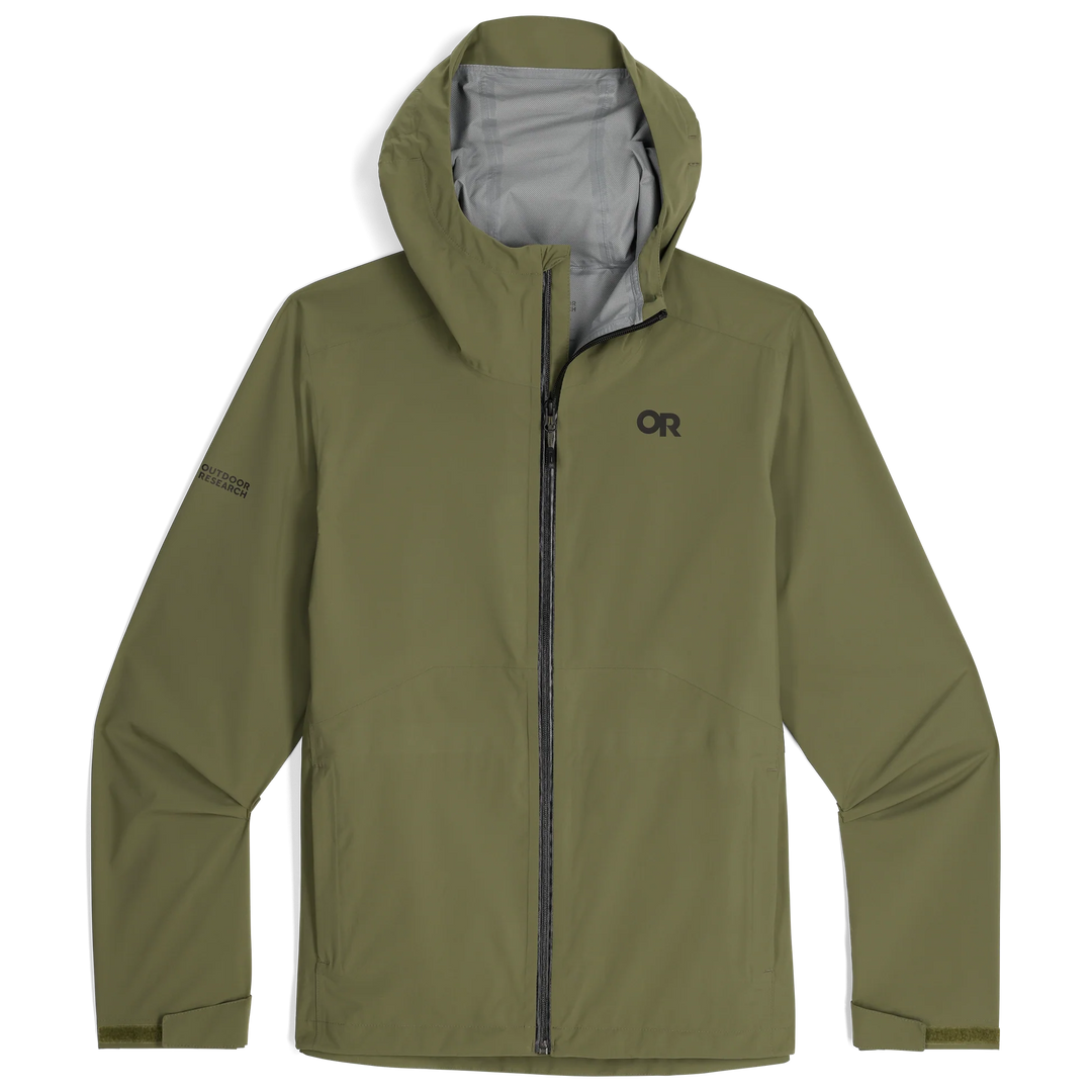 Outdoor Research Stratoburst Stretch Rain Jacket Ranger Green