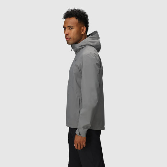 Outdoor Research Mens Stratoburst Stretch Rain Jacket Wolf Grey