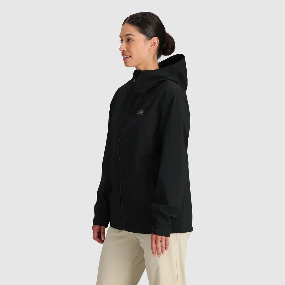 Outdoor Research Womens Stratoburst Stretch Rain Jacket Black