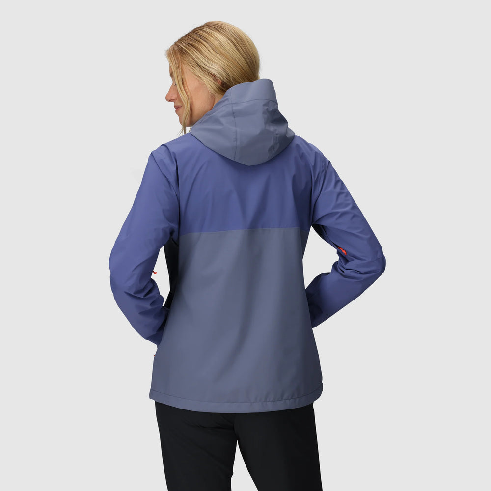 Outdoor Research Womens Stratoburst Stretch Rain Jacket Summit/Galactic