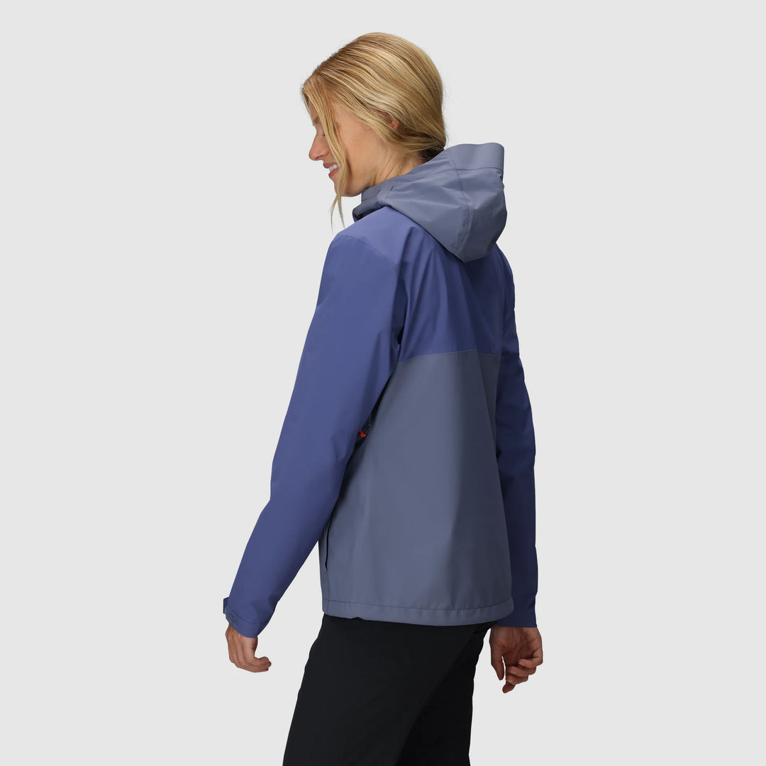 Outdoor Research Womens Stratoburst Stretch Rain Jacket Summit/Galactic