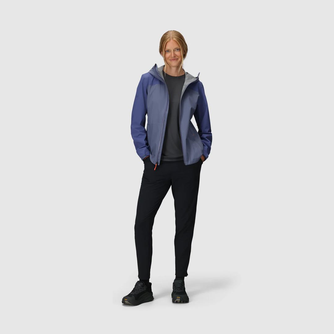 Outdoor Research Womens Stratoburst Stretch Rain Jacket Summit/Galactic