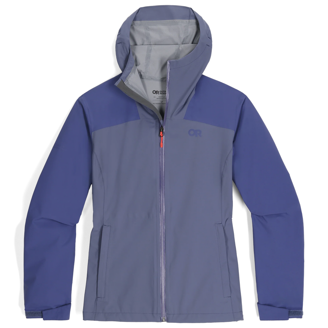 Outdoor Research Womens Stratoburst Stretch Rain Jacket Summit/Galactic