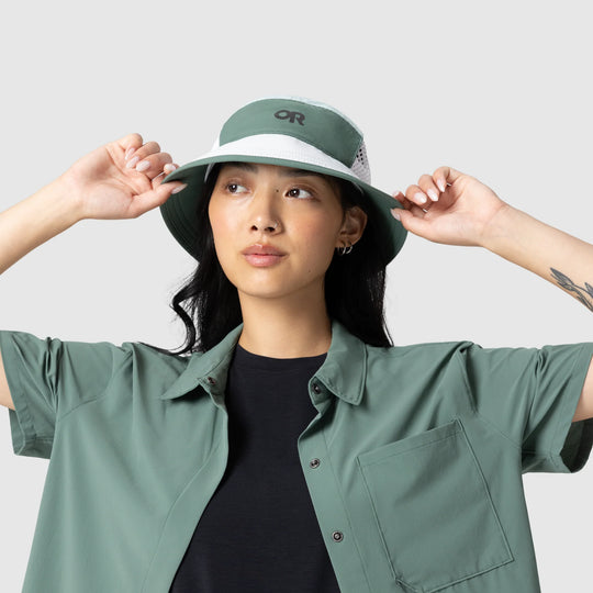Outdoor Research Swift Bucket Hat Titanium/Malachite/Tidal