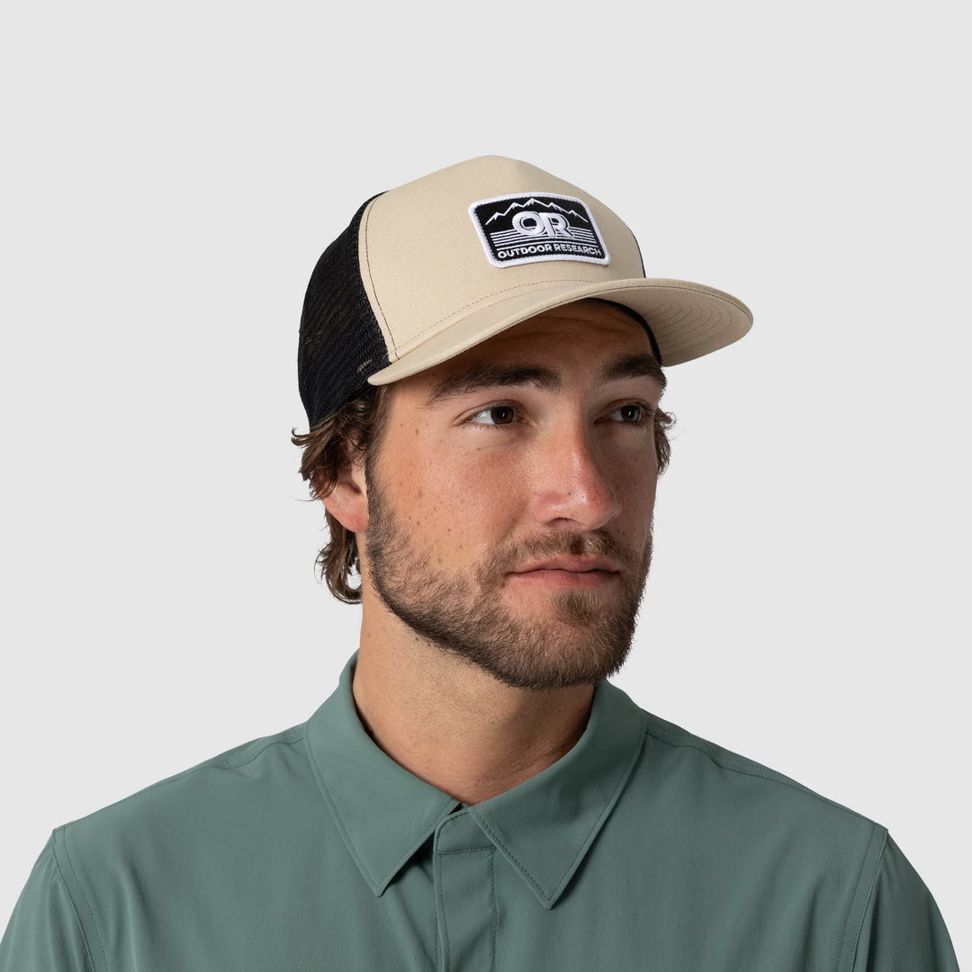 Outdoor Research Advocate Trucker Hi Pro Cap Pro Khaki
