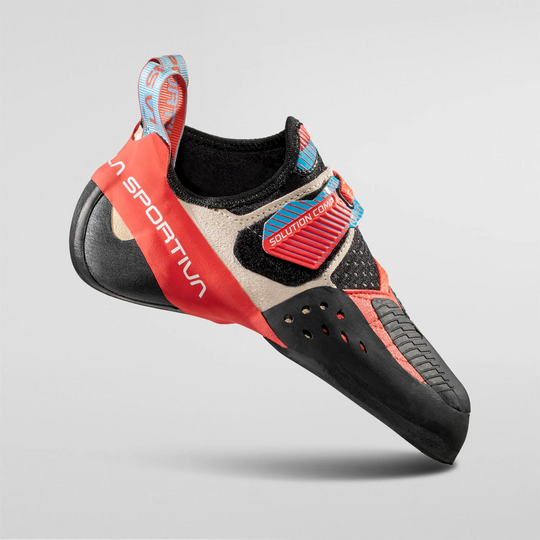 La Sportiva Solution Comp Womens Hibiscus/Malibu Blue Climbing Shoe