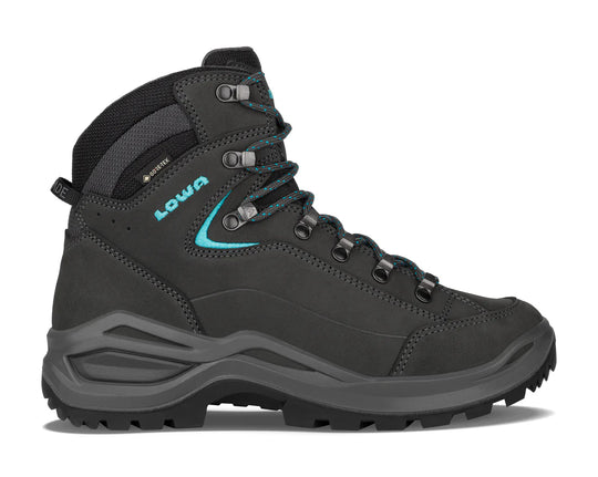 Lowa Renegade Evo Mid Womens Asphalt Turquoise
