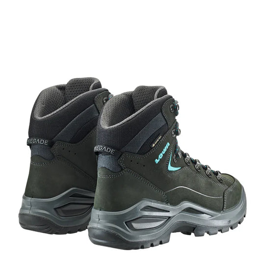 Lowa Renegade Evo Mid Womens Asphalt Turquoise