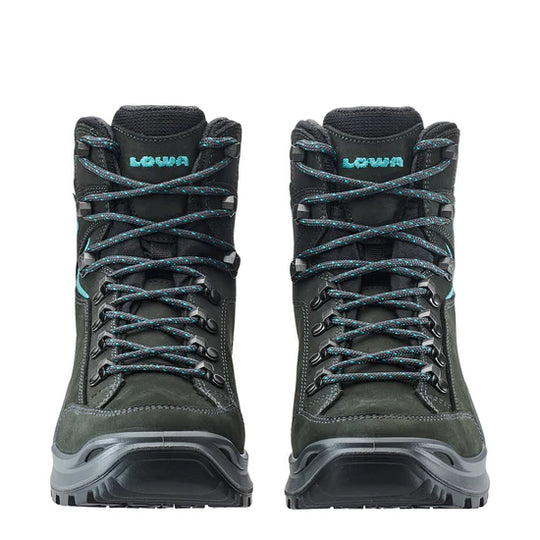 Lowa Renegade Evo Mid Womens Asphalt Turquoise