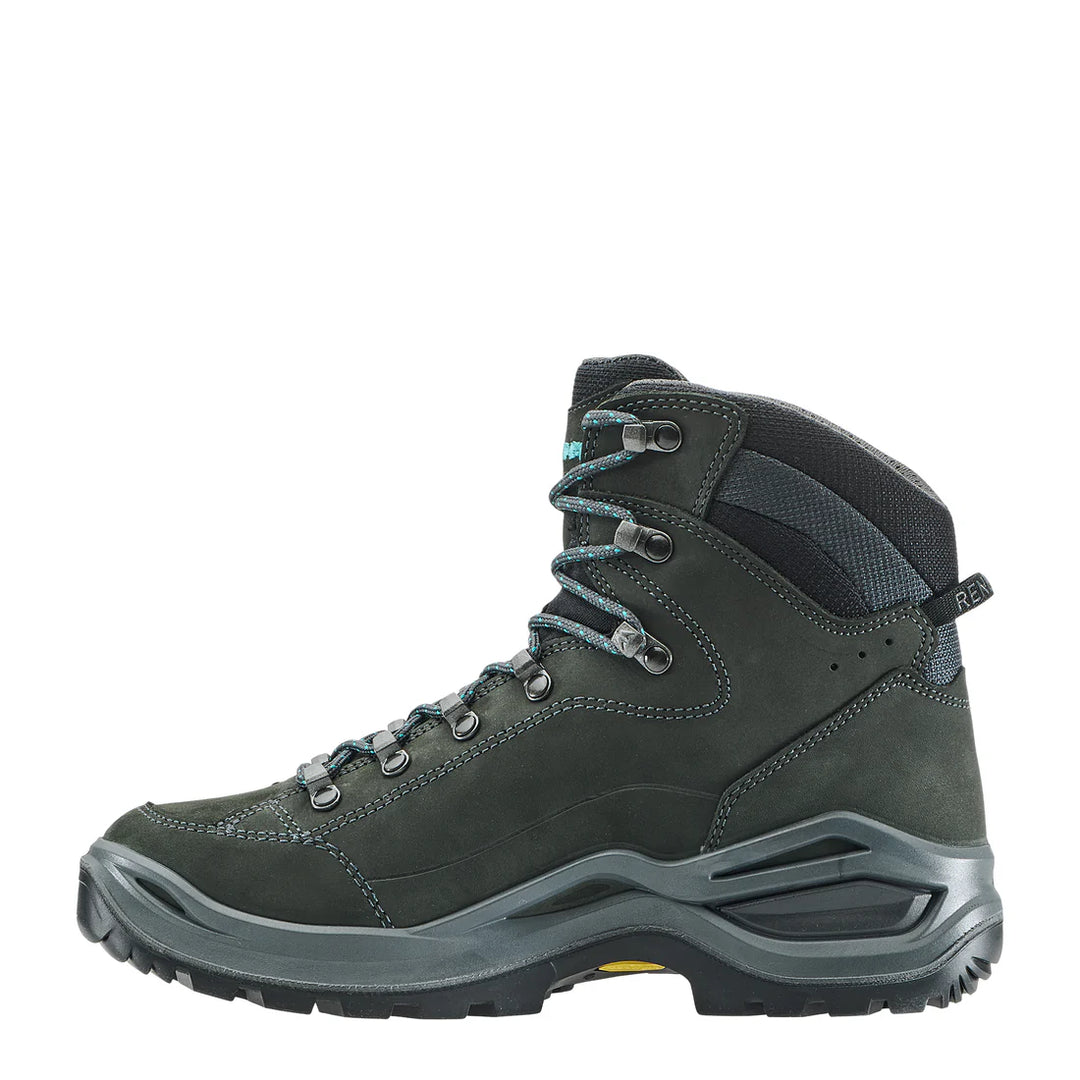 Lowa Renegade Evo Mid Womens Asphalt Turquoise