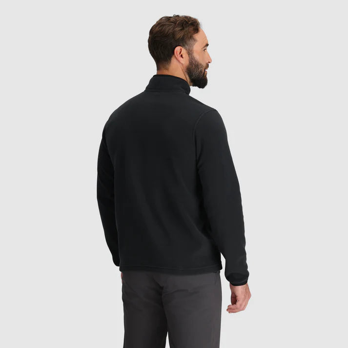 Outdoor Research Mens OR Polartec® 100 Quarter Zip Black