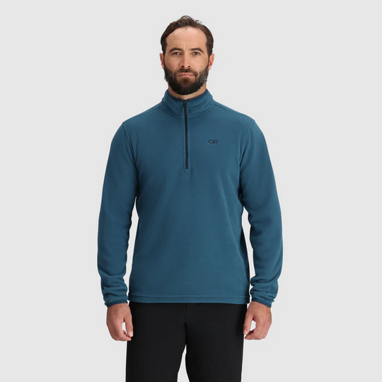 Outdoor Research Mens OR Polartec® 100 Quarter Zip Harbor