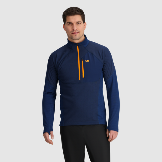 Outdoor Research Mens Deviator Fleece Half Zip Cenote