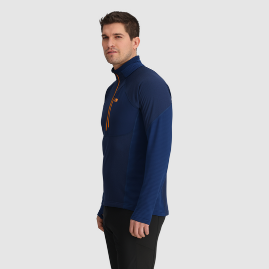 Outdoor Research Mens Deviator Fleece Half Zip Cenote