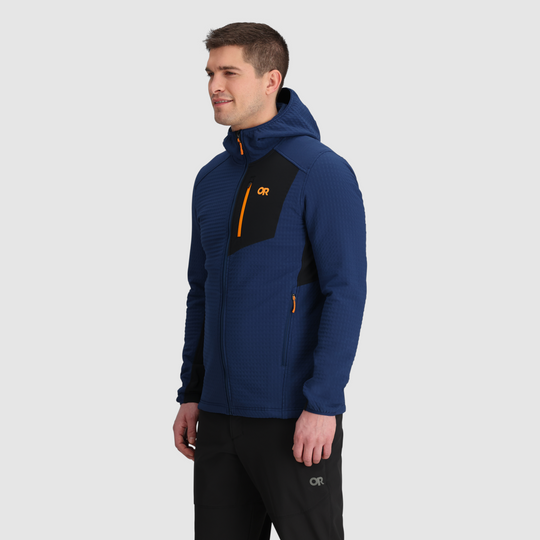 Outdoor Research Mens Vigor Plus Fleece Hoodie Cenote/Black