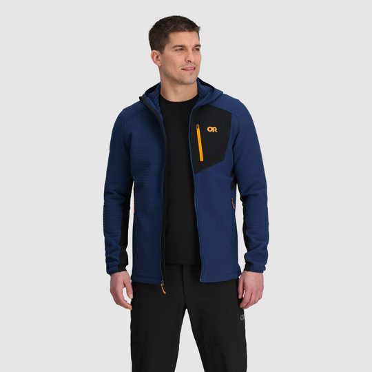 Outdoor Research Mens Vigor Plus Fleece Hoodie Cenote/Black