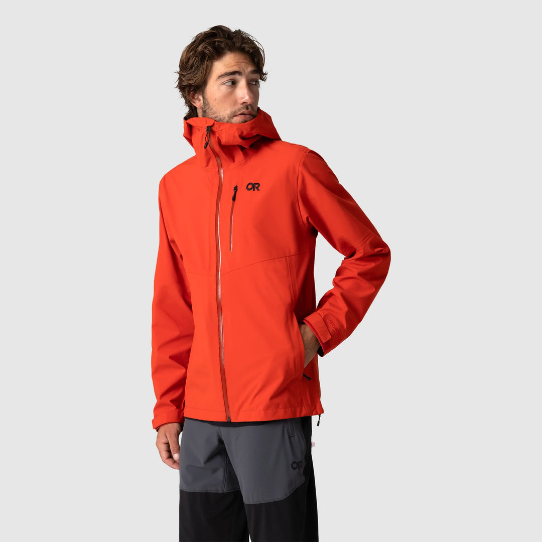 Outdoor Research Mens Foray 3L Jacket Cardinal