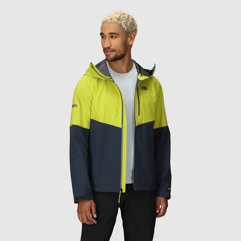 Outdoor Research Mens Foray 3L Jacket Viper/Atlantic