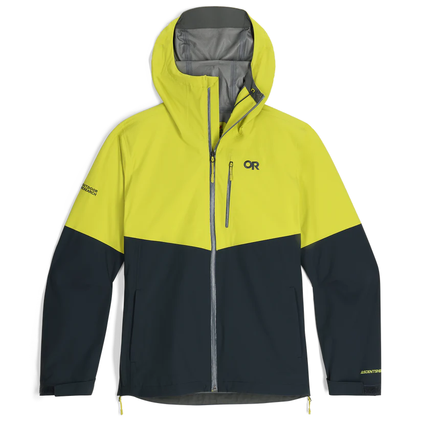 Outdoor Research Mens Foray 3L Jacket Viper/Atlantic