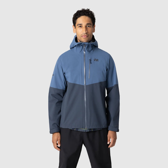 Outdoor Research Mens Foray 3L Jacket Skyline/Atlantic