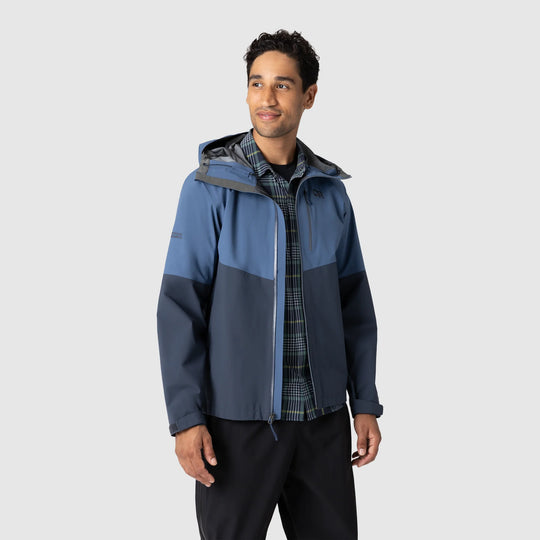 Outdoor Research Mens Foray 3L Jacket Skyline/Atlantic